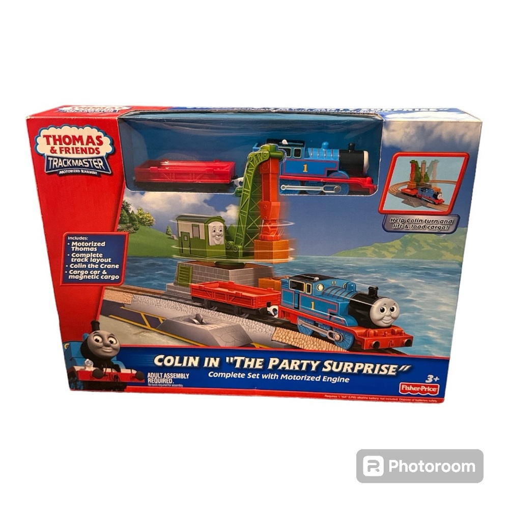 Thomas & Friends Motorized Railway Colin in The Party Surprise Train Playset